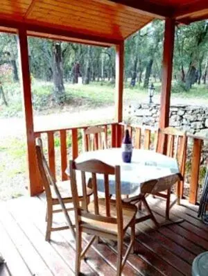 Jardin de l'établissement Chalet de Santa