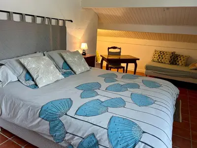 Un ou plusieurs lits dans un hébergement de l'établissement Chambre d'hôtes Casa Tib