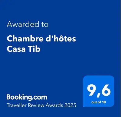 Certificat, récompense, panneau ou autre document affiché dans l'établissement Chambre d'hôtes Casa Tib