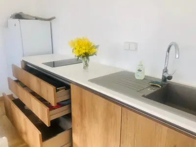 Cuisine ou kitchenette dans l'établissement Chambre d'hôtes Casa Tib