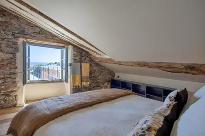 Un ou plusieurs lits dans un hébergement de l'établissement Appartement de standing avec rooftop de 35m2