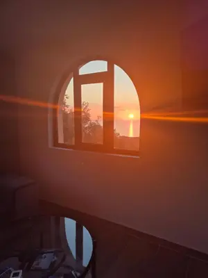 Lever ou coucher de soleil vu de l'appartement ou à proximité