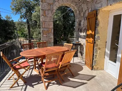 Balcon ou terrasse dans l'établissement U Pagliaghju