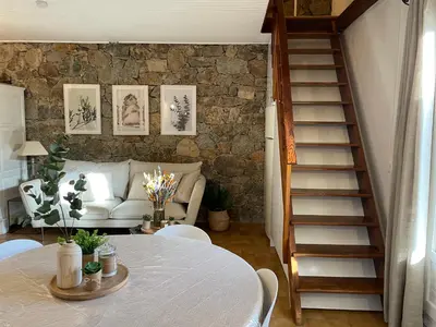 Coin salon dans l'établissement U Pagliaghju