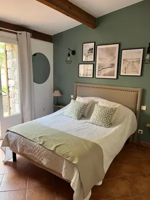 Un ou plusieurs lits dans un hébergement de l'établissement Maisonnette