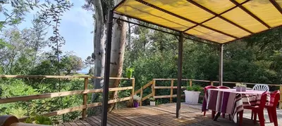 Balcon ou terrasse dans l'établissement Résidence Santa