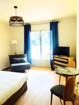 Un ou plusieurs lits dans un hébergement de l'établissement Appartements Les résidences du port La Siesta