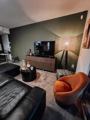 Télévision ou salle de divertissement dans l'établissement CASA GIABICONI - Villa 6pers. piscine & spa