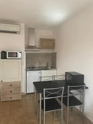 Cuisine ou kitchenette dans l'établissement Appartement T1