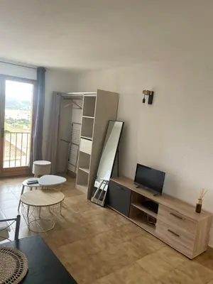 Coin salon dans l'établissement Appartement T1