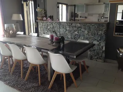 Cuisine ou kitchenette dans l'établissement Villa St Exupery