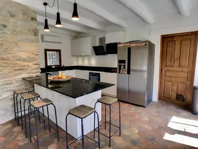 Cuisine ou kitchenette dans l'établissement La Bergerie Fiumicellu