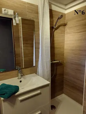 Salle de bains dans l'établissement Vista Mare Ghisonaccia