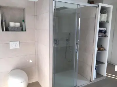 Salle de bains dans l'établissement Belle villa vue panoramique