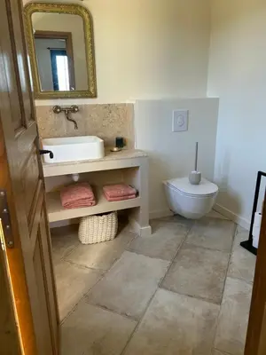 Salle de bains dans l'établissement Casa di l’alivi