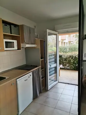 Cuisine ou kitchenette dans l'établissement Esperanza