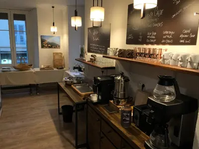 Plateau bouilloire dans l'établissement Hôtel du Nord