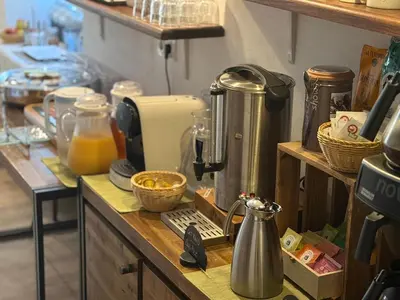 Plateau bouilloire dans l'établissement Hôtel du Nord