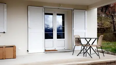 Balcon ou terrasse dans l'établissement Studio Venaco Centre Corse