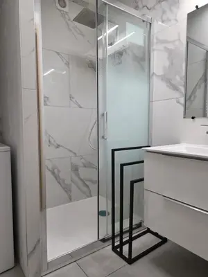 Salle de bains dans l'établissement Splendide vue Mer