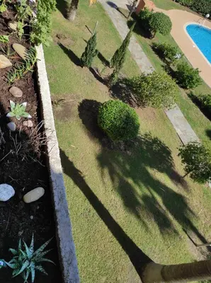Jardin de l'établissement Splendide vue Mer