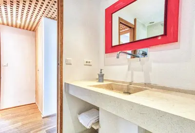 Salle de bains dans l'établissement Villa Stella