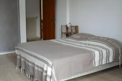 Un ou plusieurs lits dans un hébergement de l'établissement Appartement 8 pers. - Domaine de Padulone ALERIA
