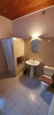 Salle de bains dans l'établissement CHEZ ISABELLE