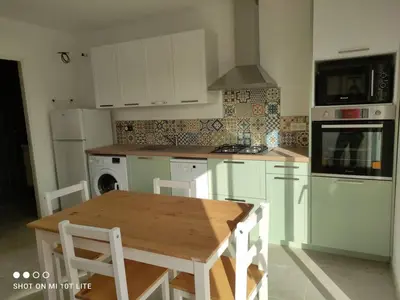 Cuisine ou kitchenette dans l'établissement Grand studio classé 3 etoiles