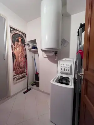 Cuisine ou kitchenette dans l'établissement Appartement spacieux en face du port