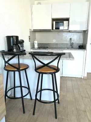 Cuisine ou kitchenette dans l'établissement Farniente et douceur en plein Centre de Calvi
