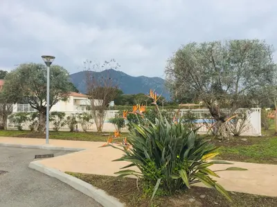 Vue générale sur la montagne ou vue sur la montagne depuis la maison de vacances
