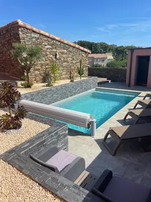 Piscine de l'établissement La Bergerie Furiani avec piscine privée Residence Digoune ou située à proximité