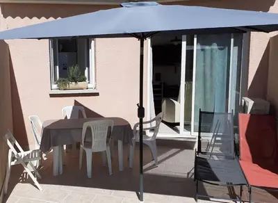 Balcon ou terrasse dans l'établissement Les villas de Mélody