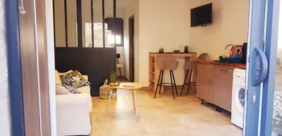 Cuisine ou kitchenette dans l'établissement Casa