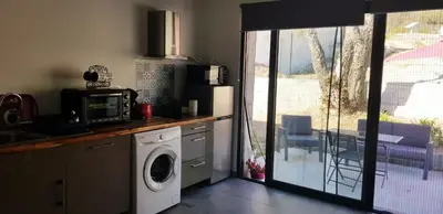 Cuisine ou kitchenette dans l'établissement Casa
