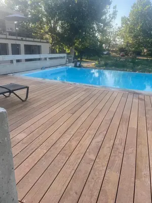 Piscine de l'établissement T3 dans charmante propriété ou située à proximité