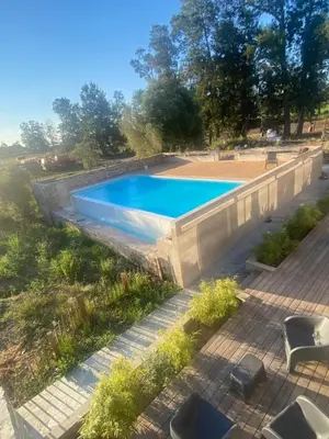 Piscine de l'établissement T3 dans charmante propriété ou située à proximité