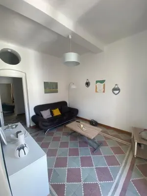 Coin salon dans l'établissement appartement climatisé,IDEALEMENT SITUE 100m du vieux port.