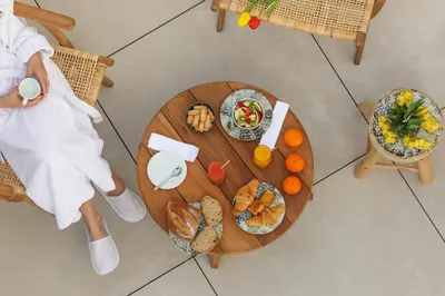 Nourriture dans l'hôtel ou à proximité