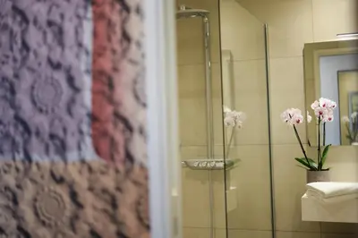Salle de bains dans l'établissement Maria Die
