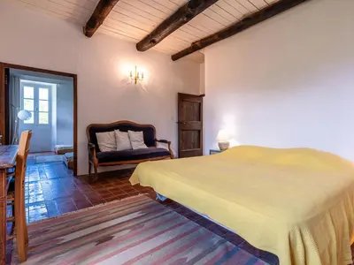 Un ou plusieurs lits dans un hébergement de l'établissement Holiday Home Maison Penta by Interhome