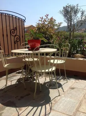 Vue générale sur la montagne ou vue sur la montagne depuis l'appartement