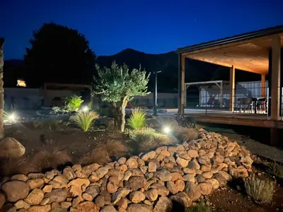 Jardin de l'établissement Villas Vallée d'ASCO