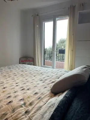 Un ou plusieurs lits dans un hébergement de l'établissement Appartement - Bastia