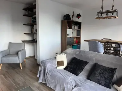 Coin salon dans l'établissement Appartement - Bastia