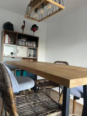 Coin salon dans l'établissement Appartement - Bastia