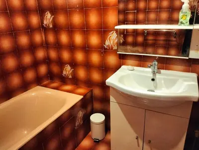 Salle de bains dans l'établissement Maison individuelle padulella