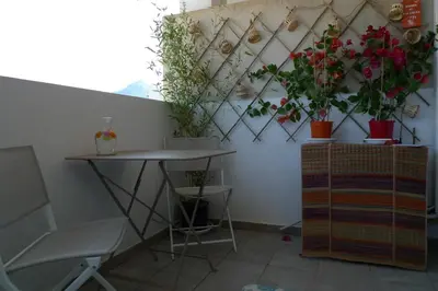 Balcon ou terrasse dans l'établissement Nidu Accogliente in Balagna