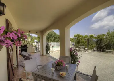 Balcon ou terrasse dans l'établissement Amon nos Ôtes